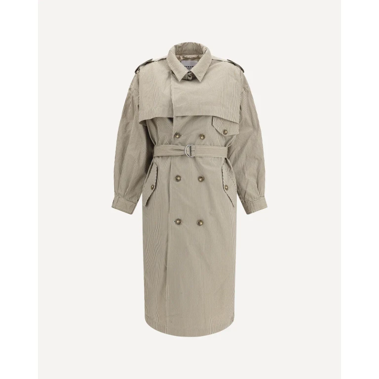 MARANT ETOILE Chilma striped Coat Female 36