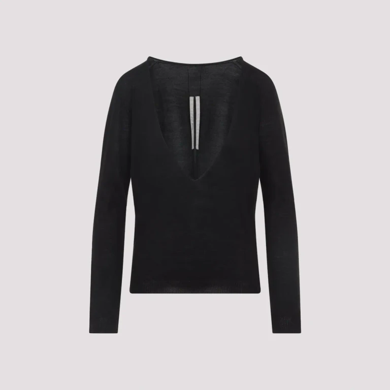 Pullover con scollo a V estremo Rick Owens