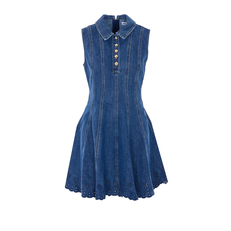 Self-Portrait SELF PORTRAIT Dresses Blue Cotton - Women