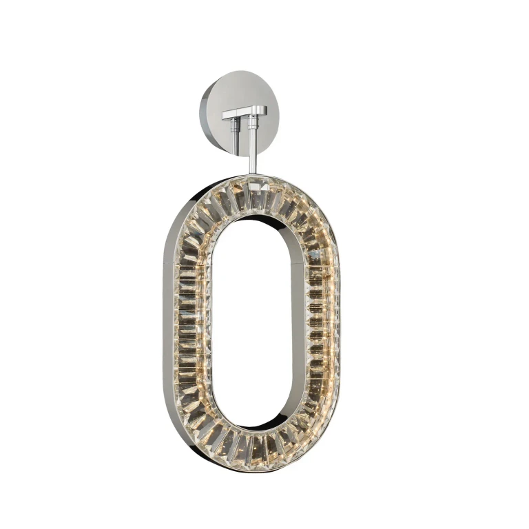 Chrome LED Wall Sconce from the Catena Collection