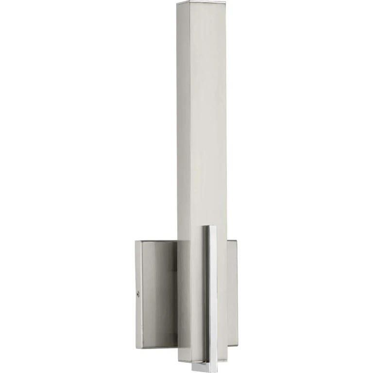 Brushed Nickel LED Wall Sconce from the Planck Led Collection