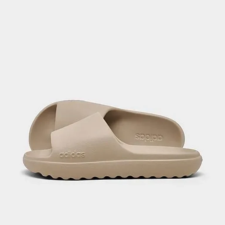 adidas Women's adilette Lumia Slide Sandals in Clay Brown/Clay Brown/Clay Brown Size: 5.0