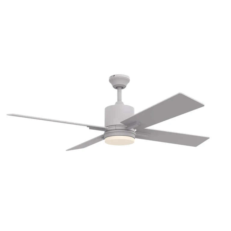 White 52"Ceiling Fan from the Teana Collection