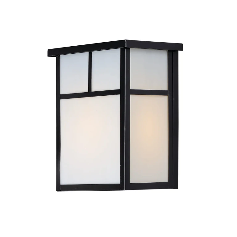 Coldwater 2-Light 2-Light Outdoor Wall Mount in Black