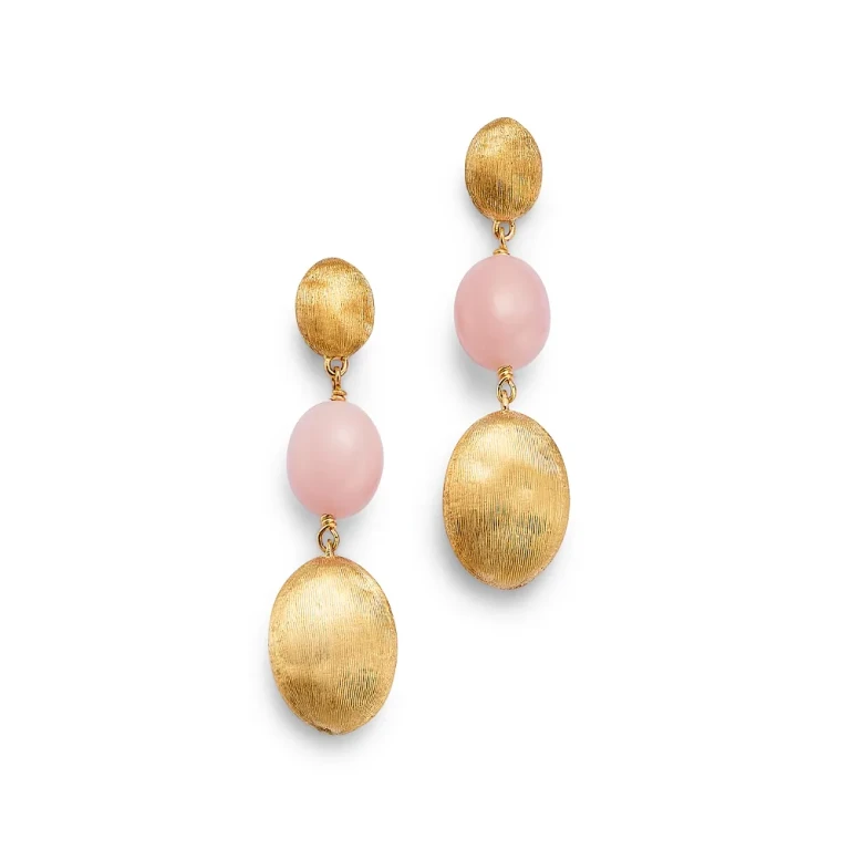 Marco Bicego 18K Yellow Gold Siviglia Three Oval Drop Earrings - Exclusive