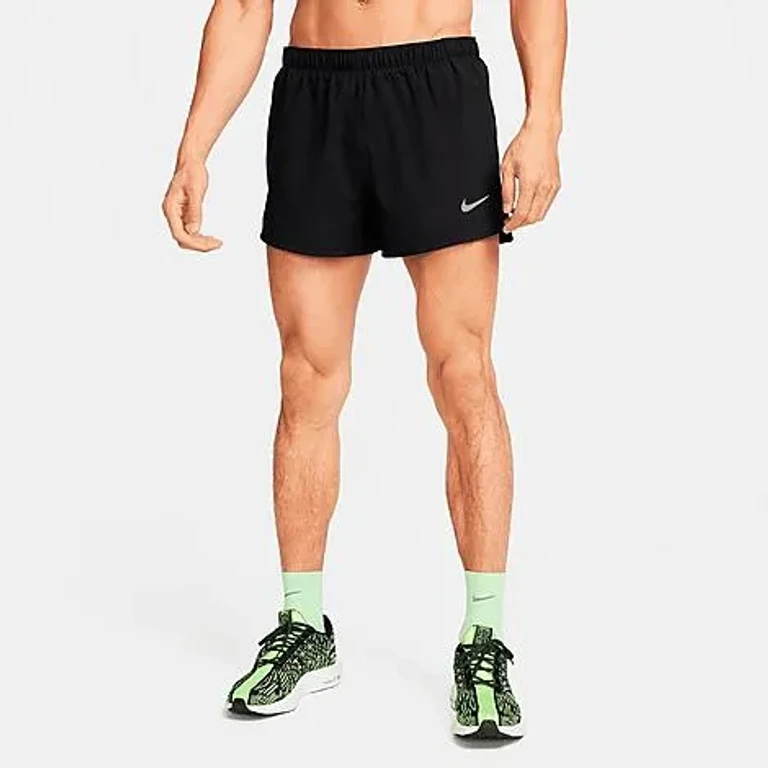 Men's Fast Dri-FIT Brief-Lined 3" Running Shorts in Black Size: XS