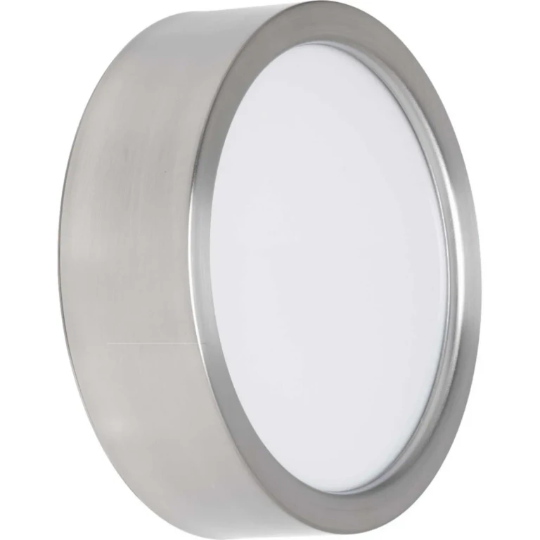 Brushed Nickel LED Flush Mount from the Portal Led Collection