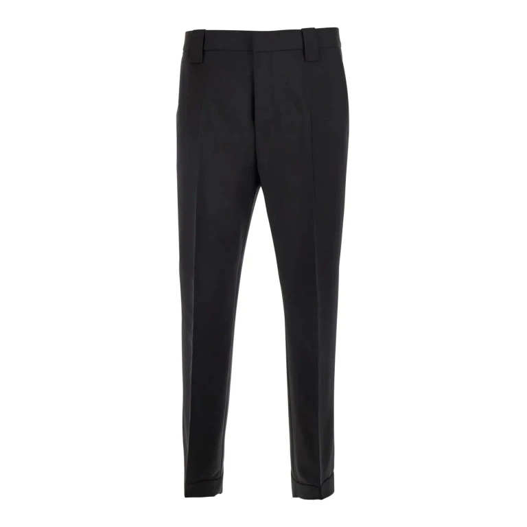 Versace Dark Brown Wool Blend Pant
