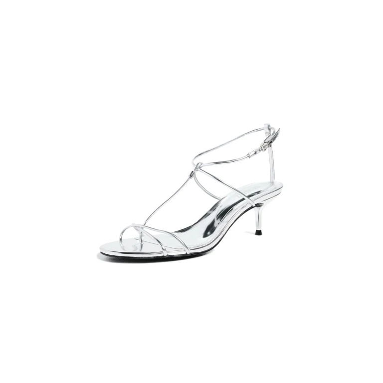 Schutz Jules Mid Sandals Prata 6