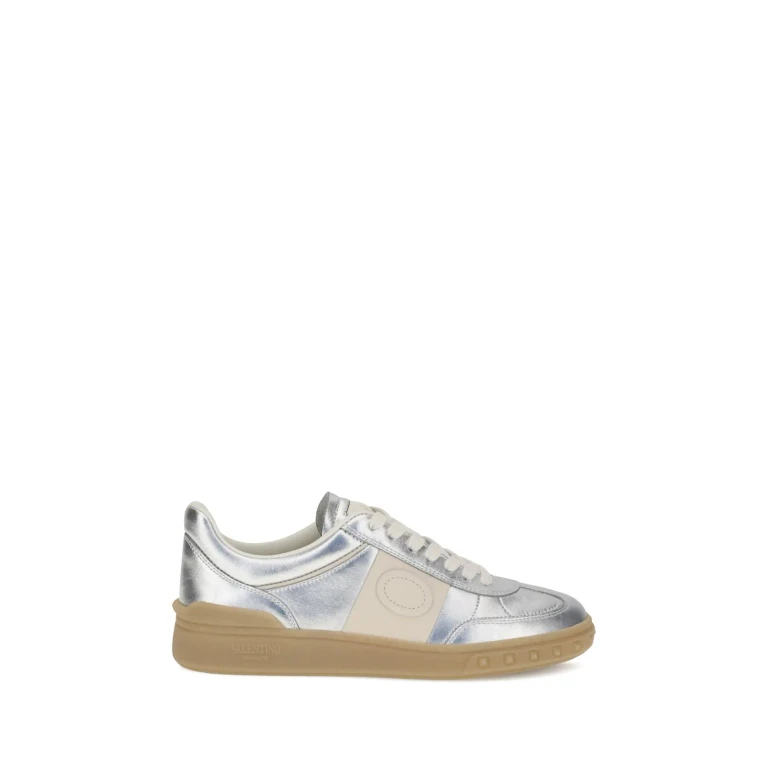 Valentino Garavani Laminated Leather Upvillage Sneakers