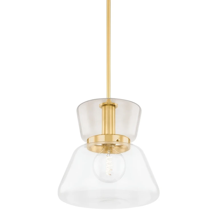 Aged Brass Pendant from the Elodie Collection