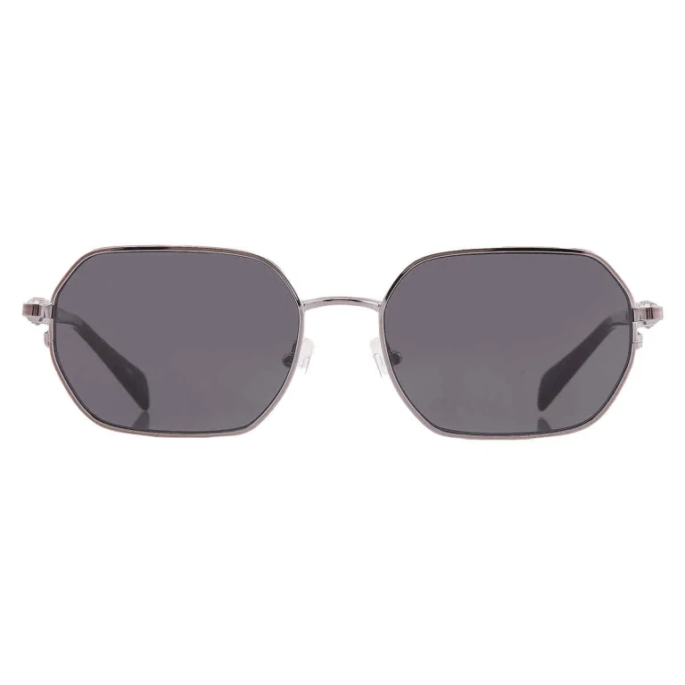Michael Kors Saint Martin Dark Grey Solid Geometric Unisex Sunglasses MK1165 100287 57