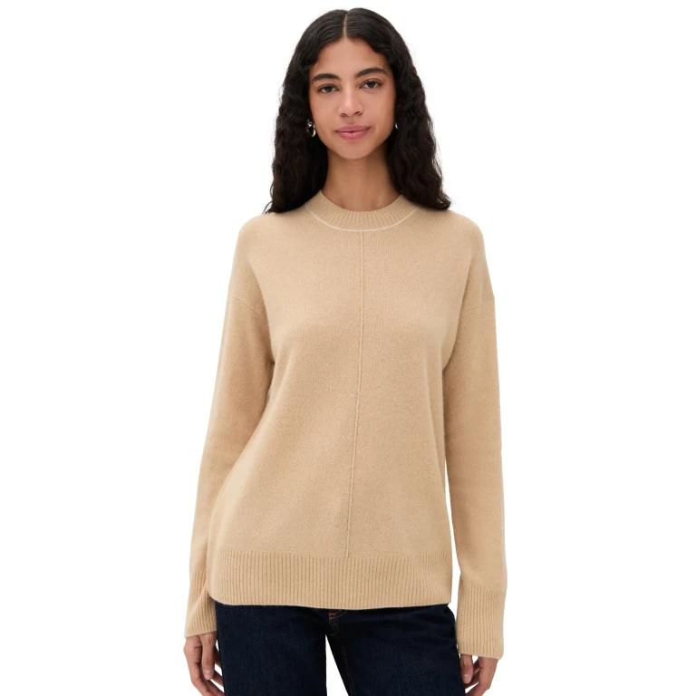 ATM Anthony Thomas Melillo Crew Neck Sweater Fawn M
