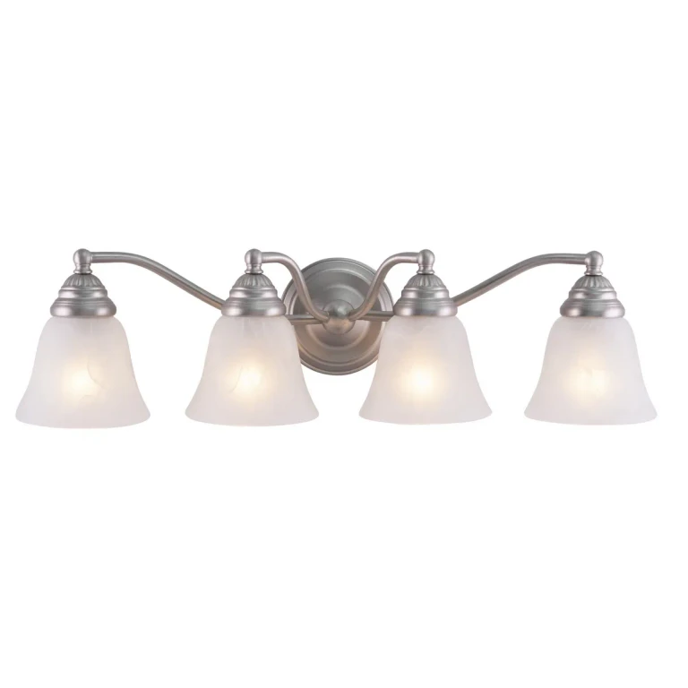 Standford 4-Light Bathroom Vanity Light in Brushed Nickel
