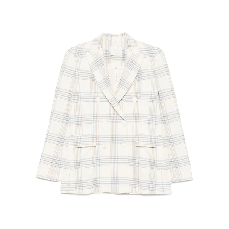 Circolo 1901 Jackets Clear Blue Cotton Elastane - Women