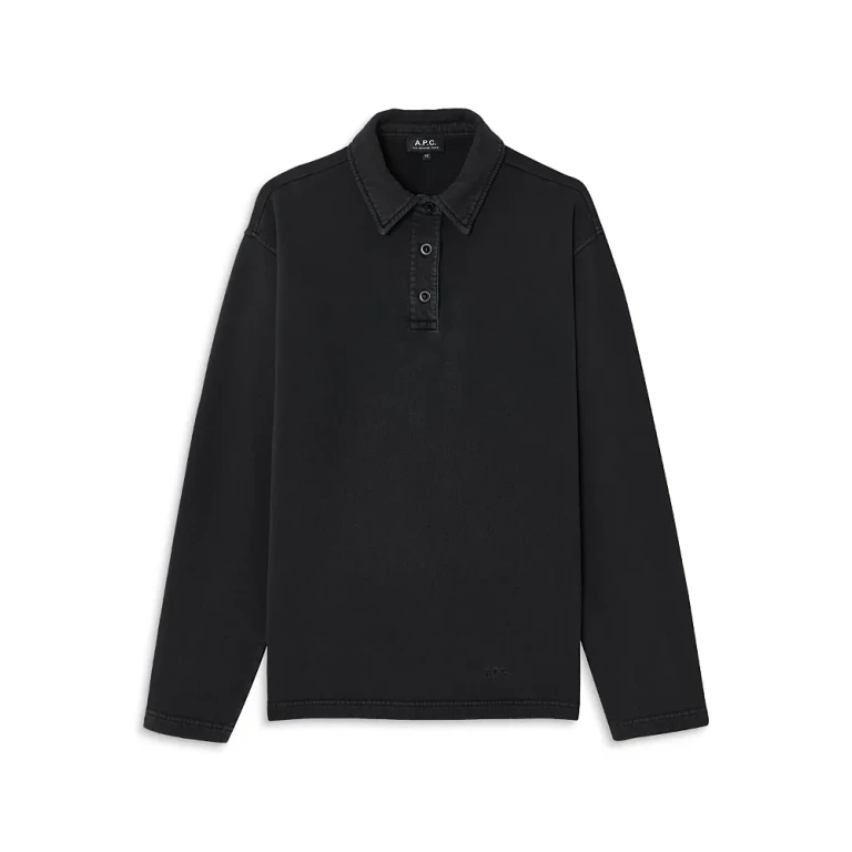 A.p.c. Manches Long Sleeve Polo Shirt