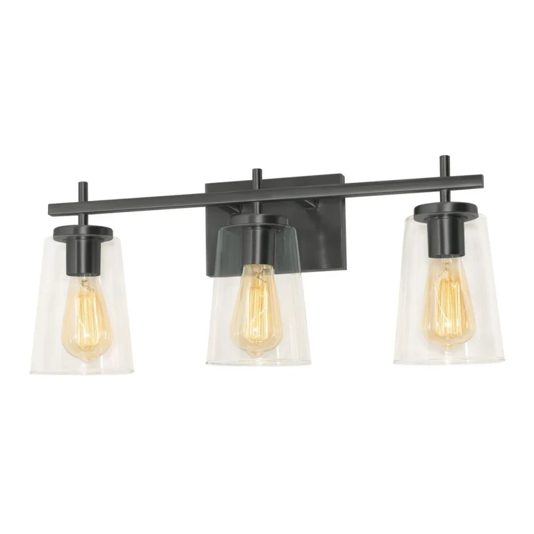 Joanna 3-Light Vanity in Black