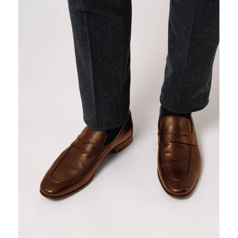 Larusmiani Penny Loafers Thomas Black Loafer - Men