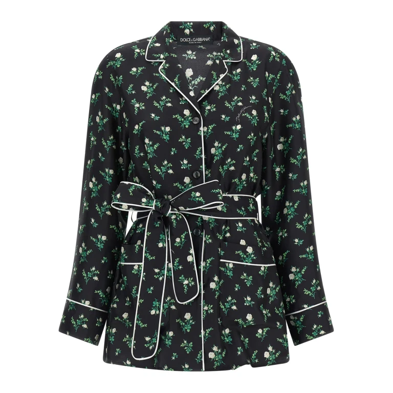 Dolce & Gabbana Roselline And Lily Of The Lilies Of The Flowers Printed Shirt