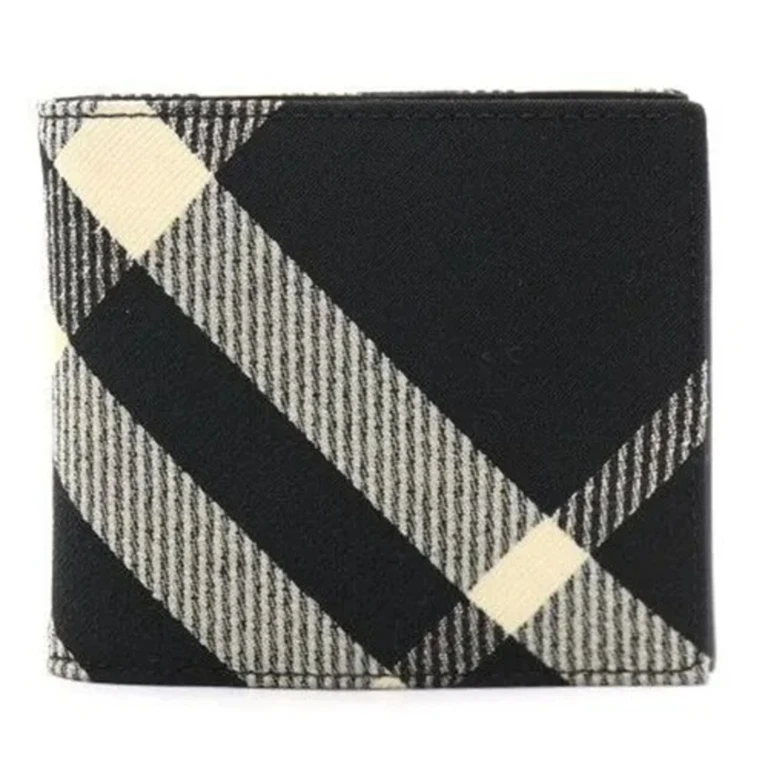 Burberry Check Jacquard Bifold Wallet