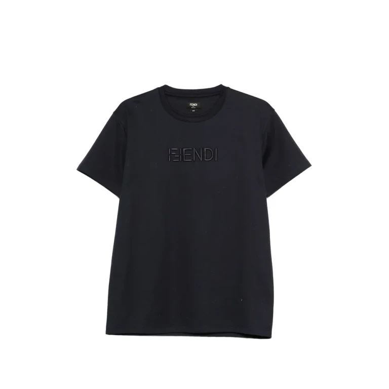 Fendi Logo-embroidered T-shirt