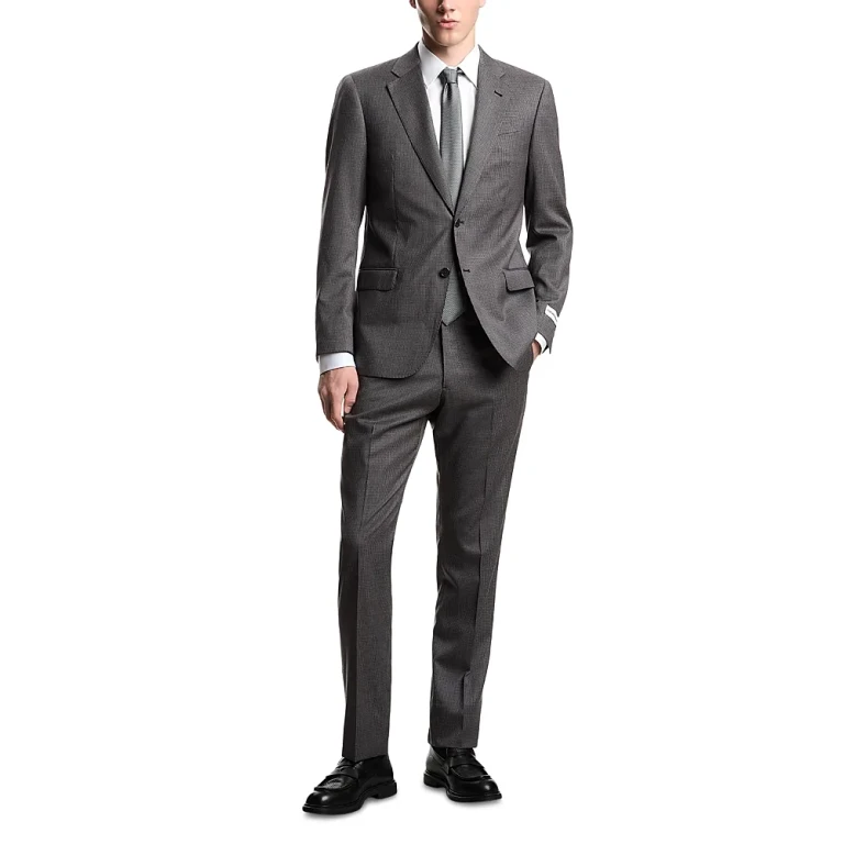 Emporio Armani Houndstooth Regular Fit Suit