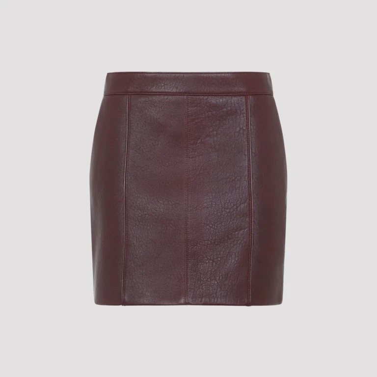 Chloé Lamb Leather Mini Skirt