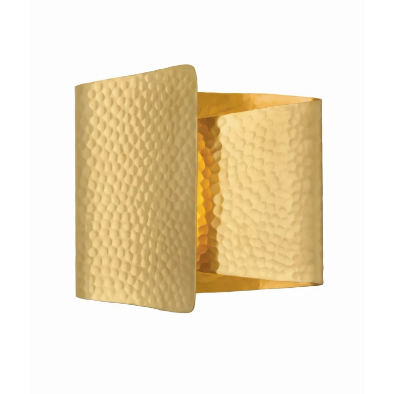 Aged Brass LED Wall Sconce from the Dunnsville Collection