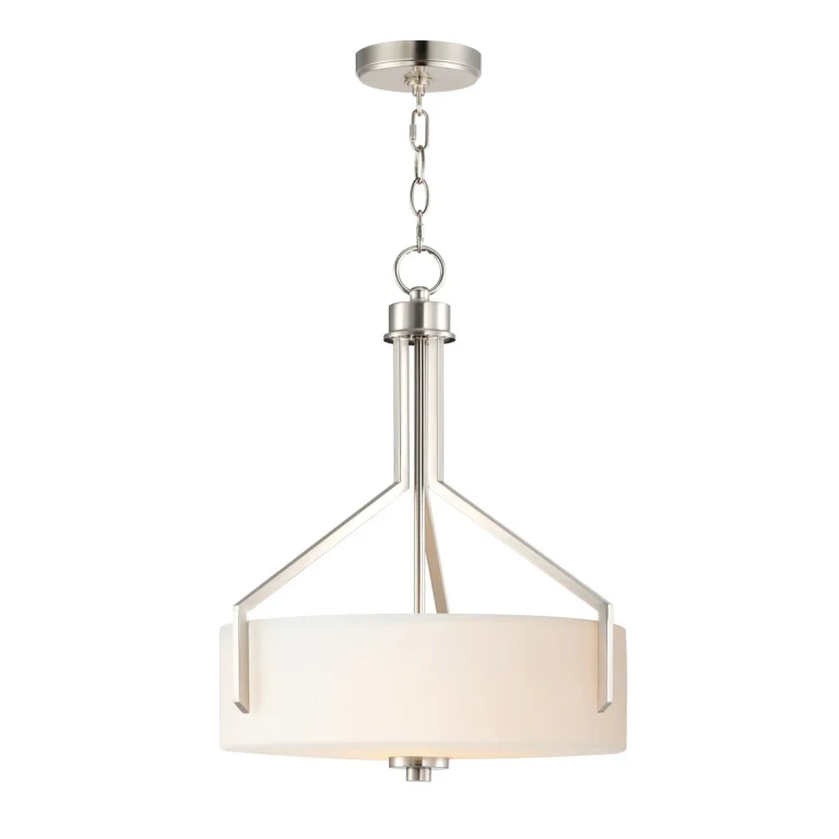 Dart 8-Light Pendant in Satin Nickel