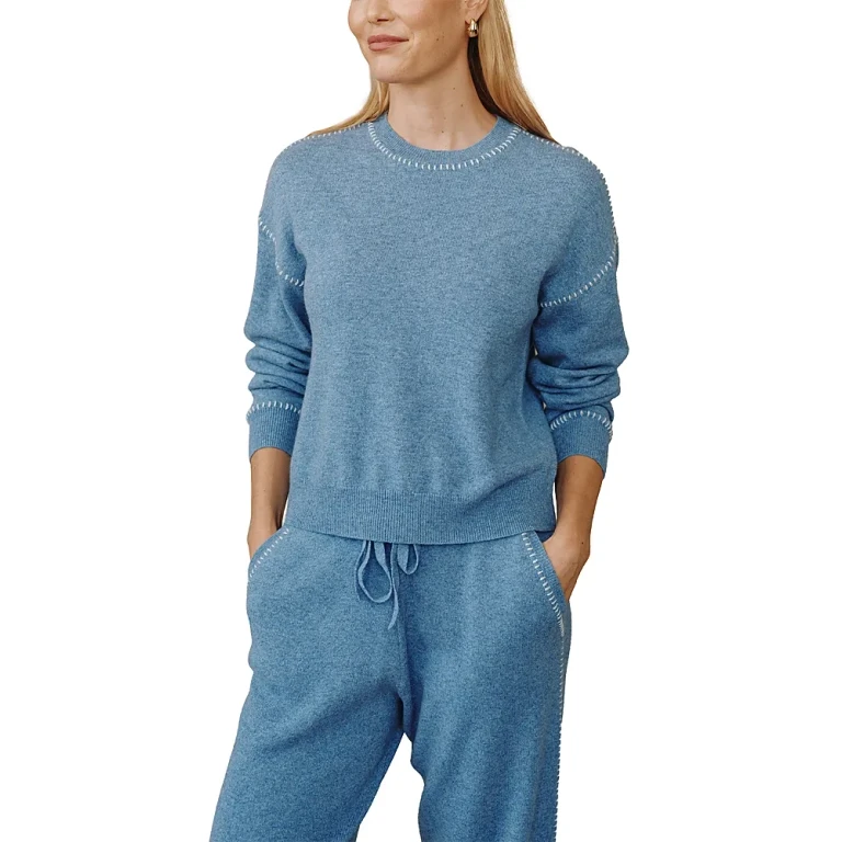 Bella Dahl Whipstitch Crewneck Sweater