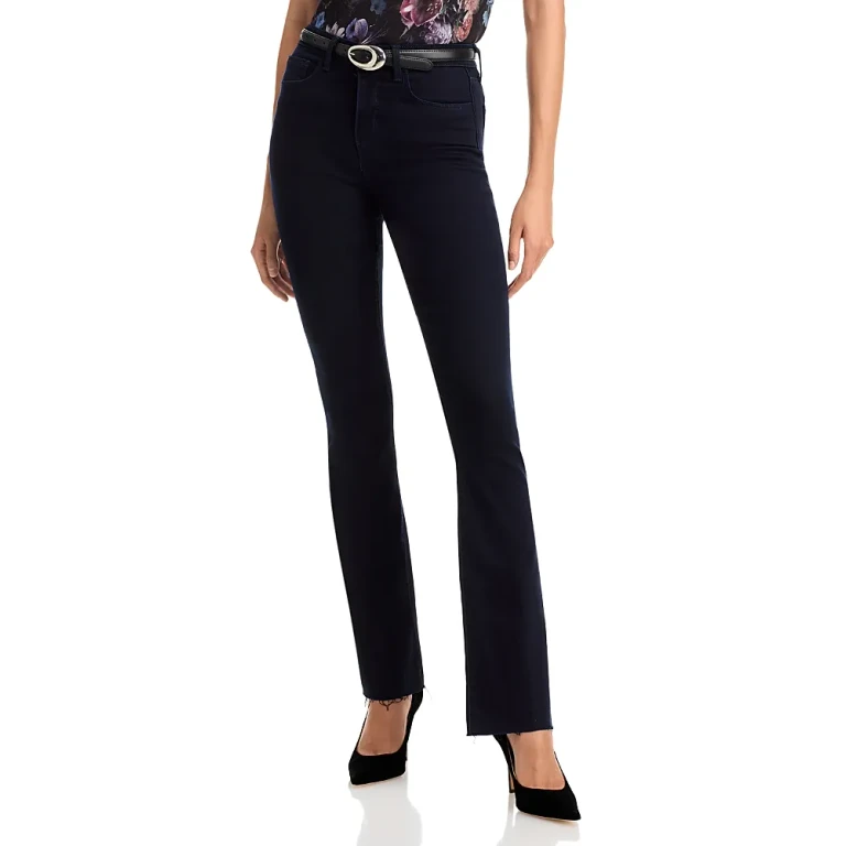 L'Agence Ruth High Rise Straight Jeans in Metro