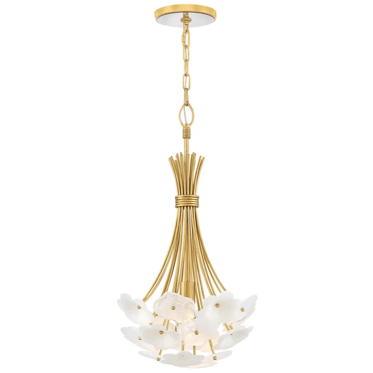 Deluxe Gold LED Pendant from the Marianne Collection