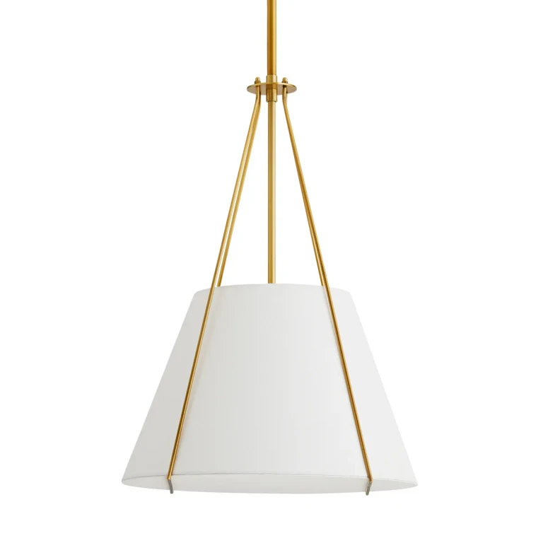 Antique Brass One Light Pendant from the Heloise Collection