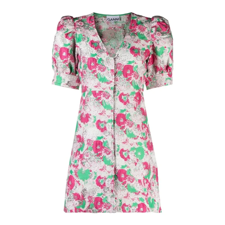 가니(Ganni) 쇼트 드레스 - 멀티컬러