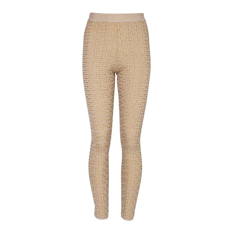 Leggings Balmain Beige