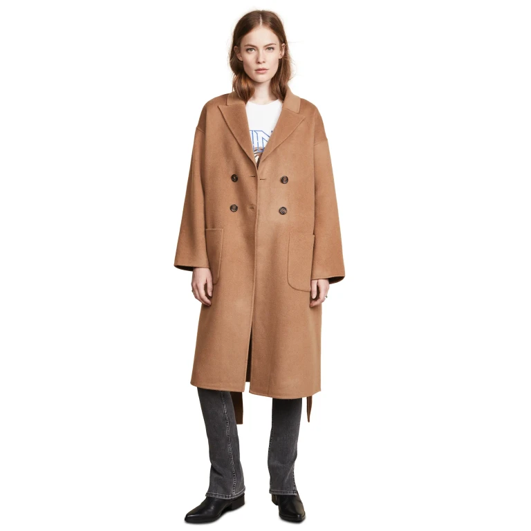 ANINE BING Dylan Coat Brown S