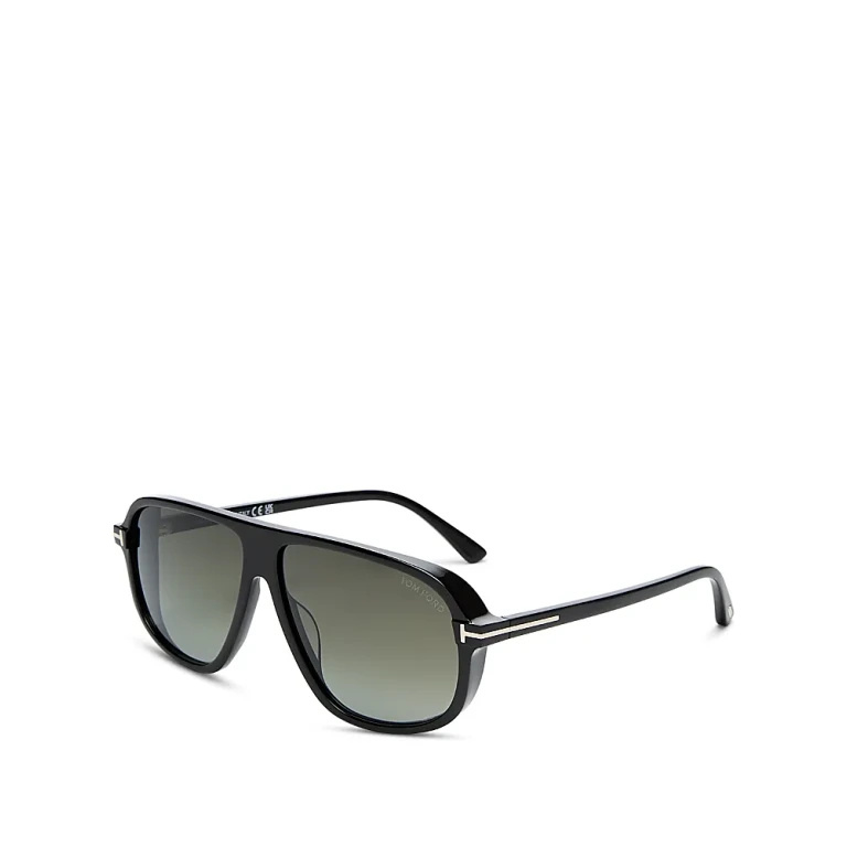 Tom Ford Guillaume Pilot Sunglasses, 61mm