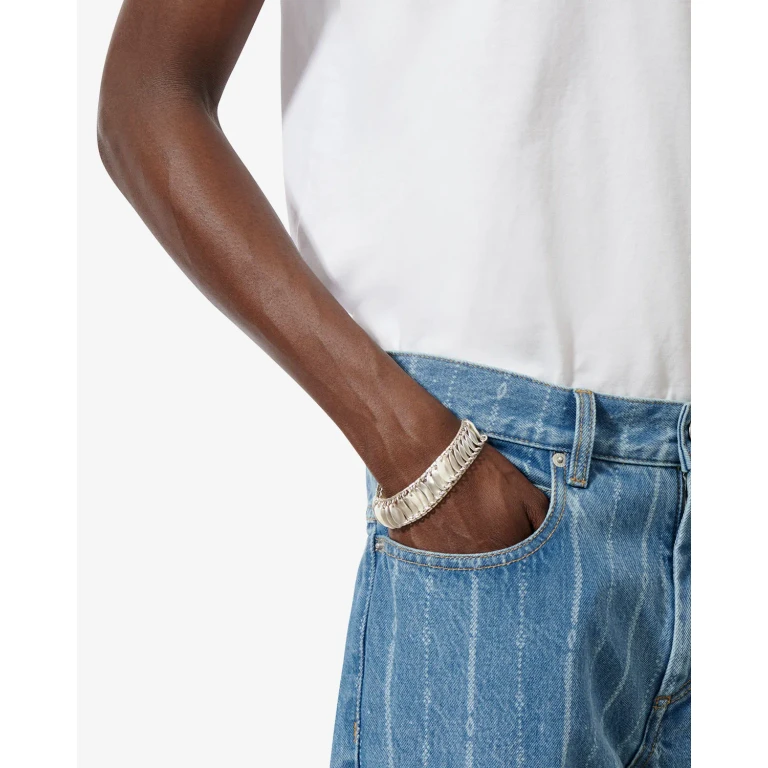 Bracelet Ailys Man - Homme - Argenté-doré - Taille T2 - Isabel Marant