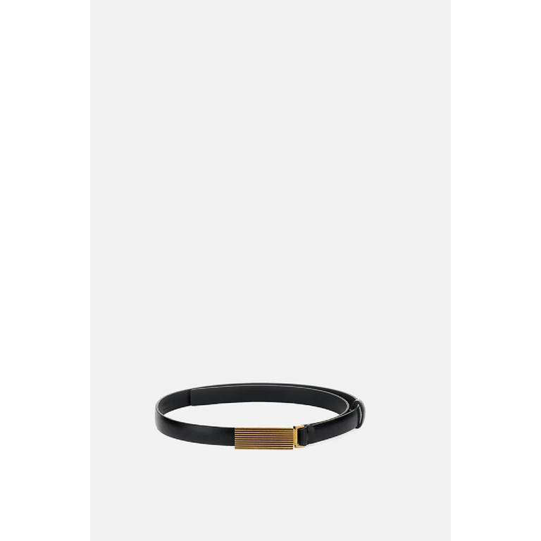 KHAITE Belts Black Calfskin - Women