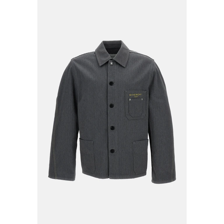 Givenchy Coats Grey - Men