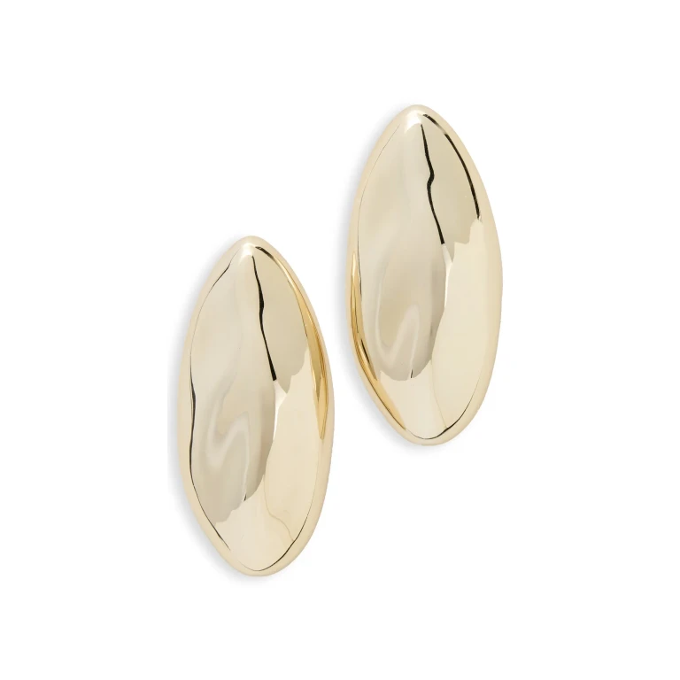 Luv Aj The XL Chrome Orb Studs Silver One Size