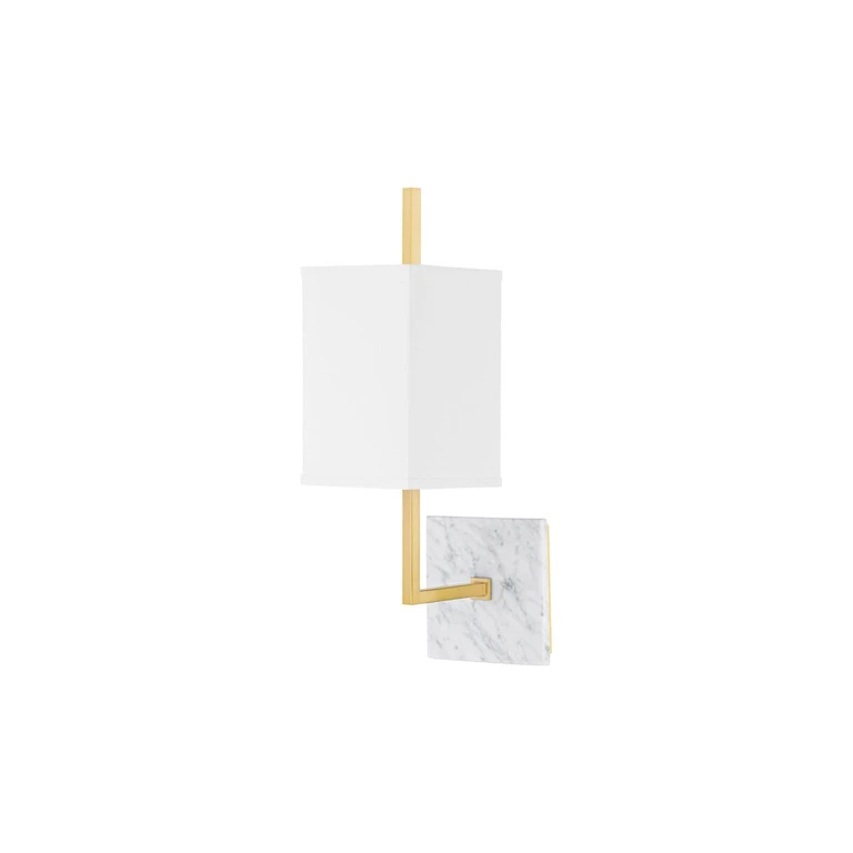 Mitzi Mikaela Wall Sconce in Aged Brass