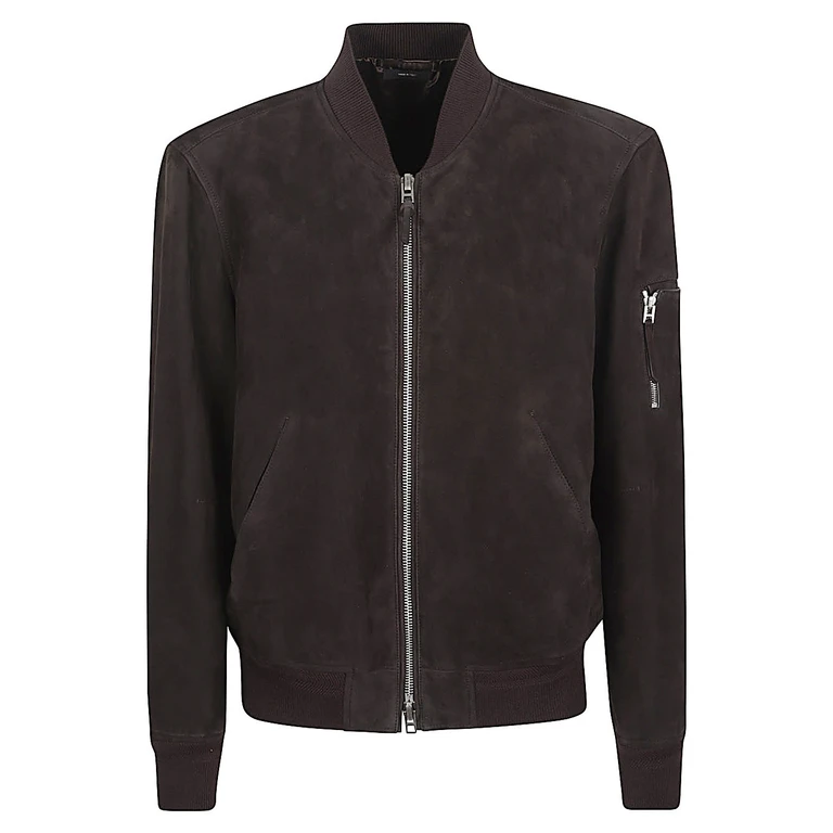 Tom Ford Blouson En Cuir - Marron