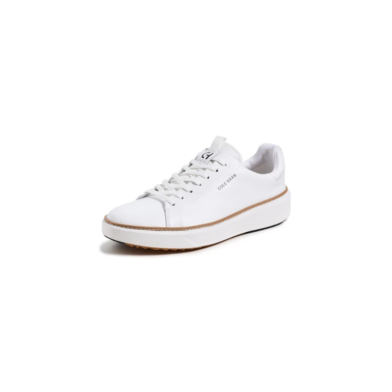 Cole Haan Grandpro Topspin Golf Shoes White/Natural 7