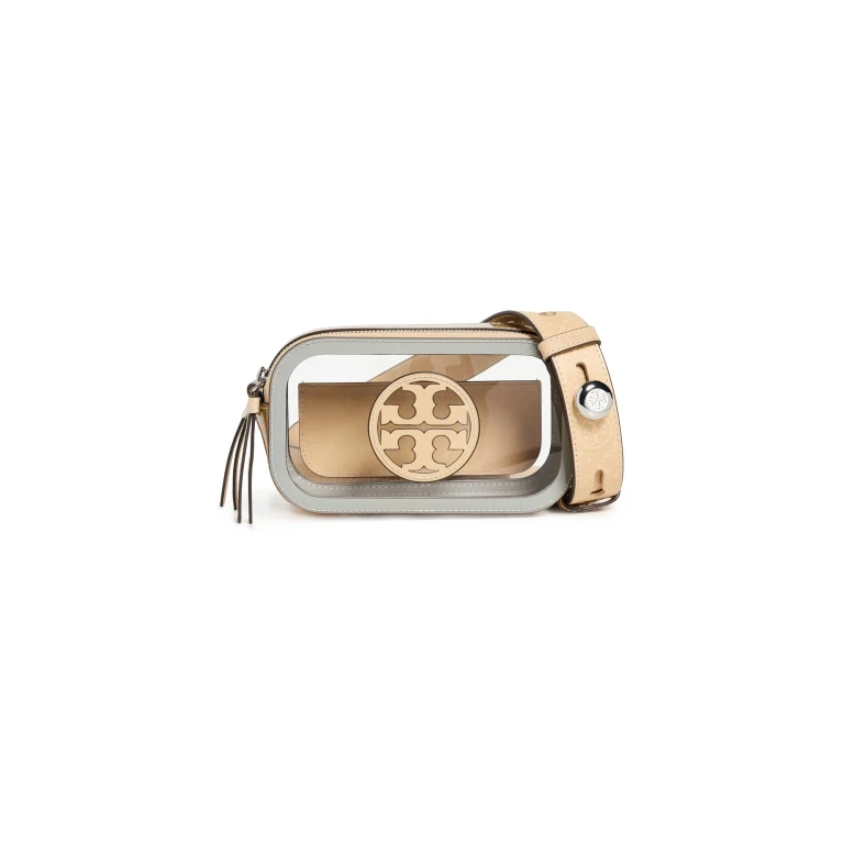 Tory Burch Miller PVC Mini Crossbody Bag Clear One Size
