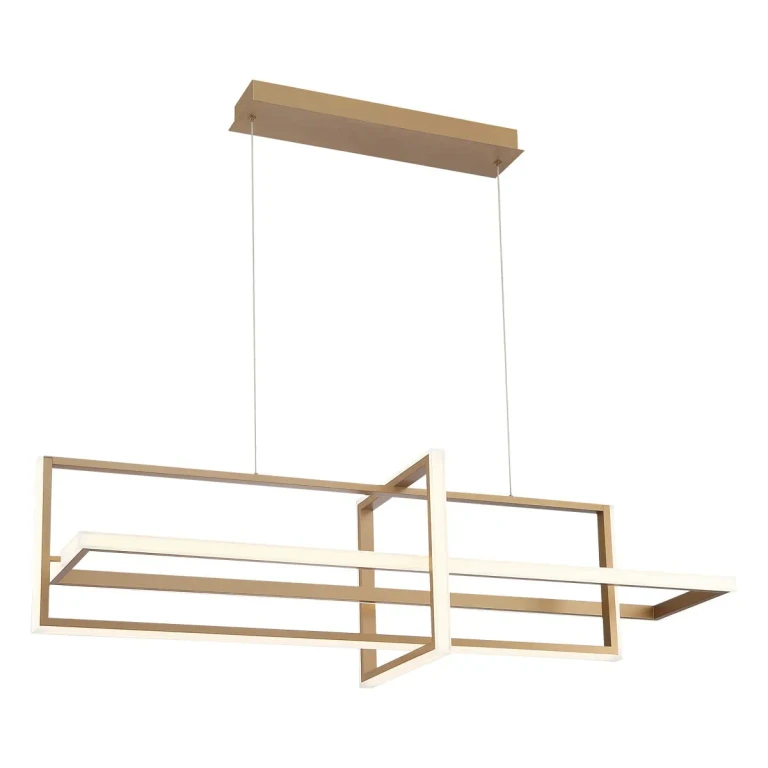 Gold LED Chandelier from the Bordo Collection