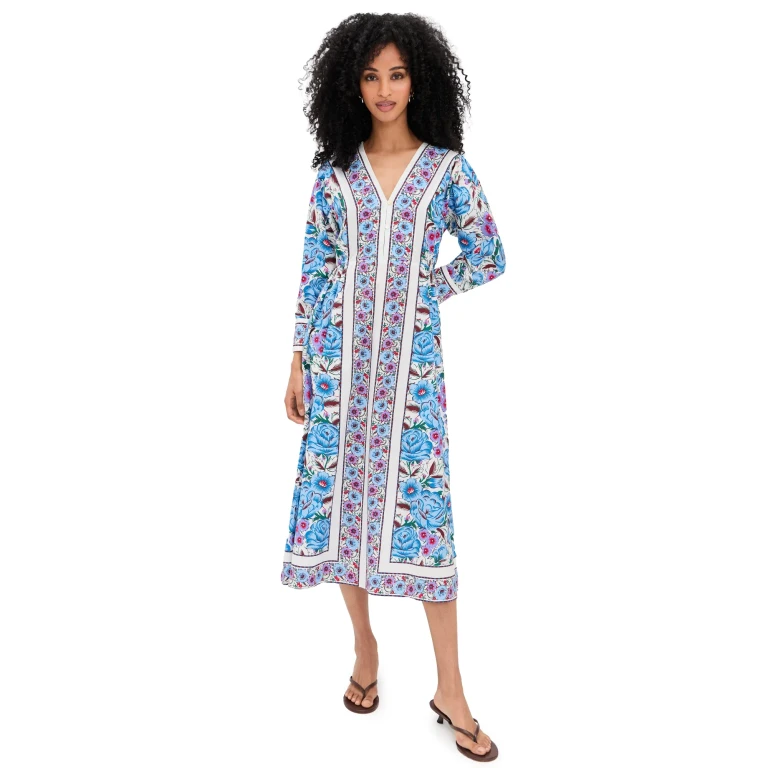 Cleobella Blanche Midi Dress Fluora Print L