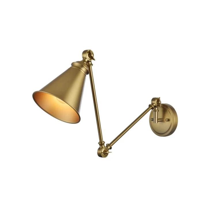 Satin Gold Wall Sconce from the Vesa Collection