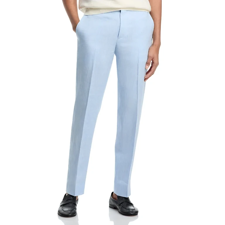 Theory Mayer Slim Fit Pants in Suiting Linen