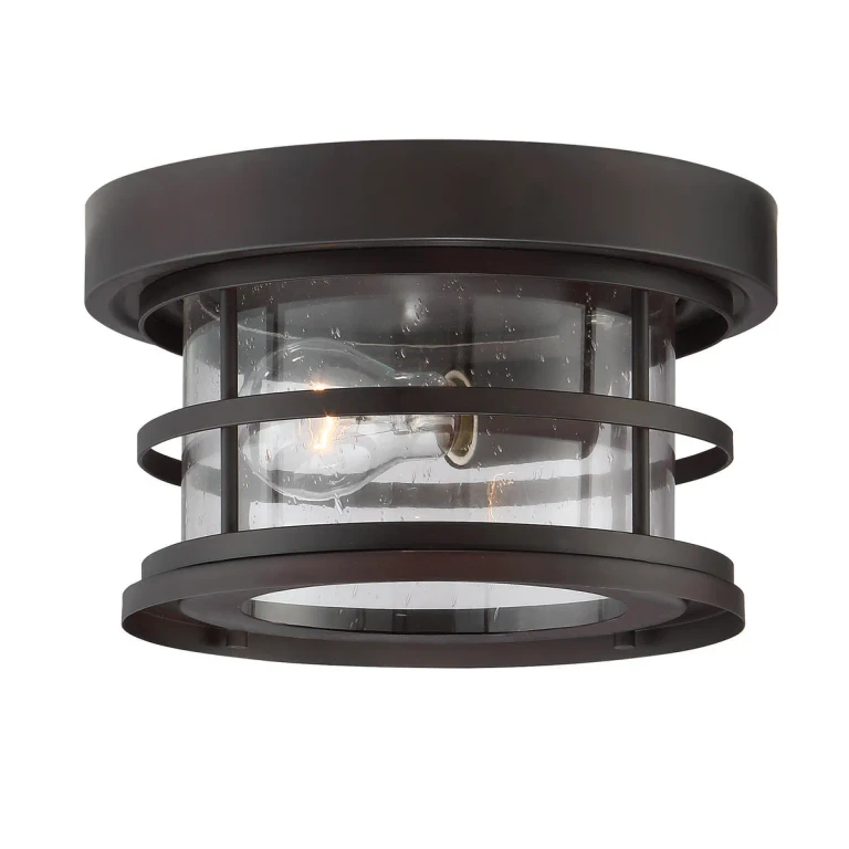 Savoy House Barrett 10" Outdoor Ceiling Light in English Bronze - 5-369-10-13